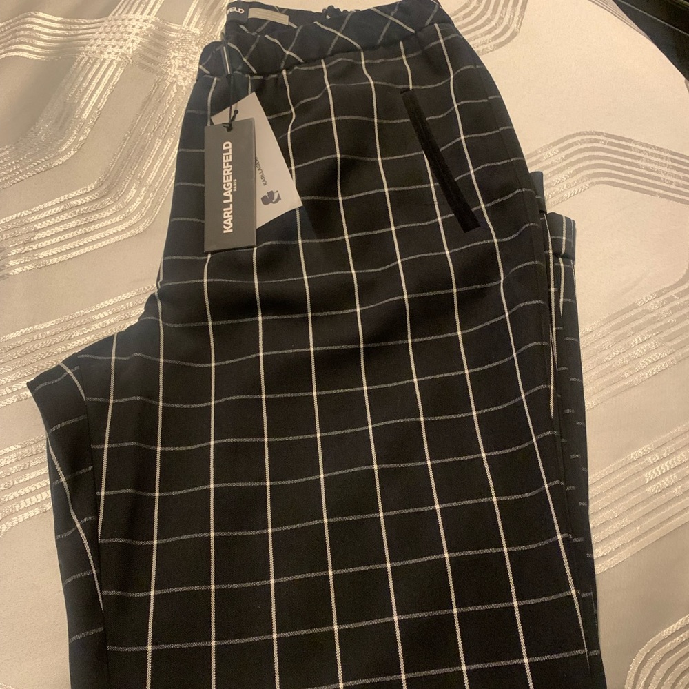 Karl Lagerfeld checkered pants